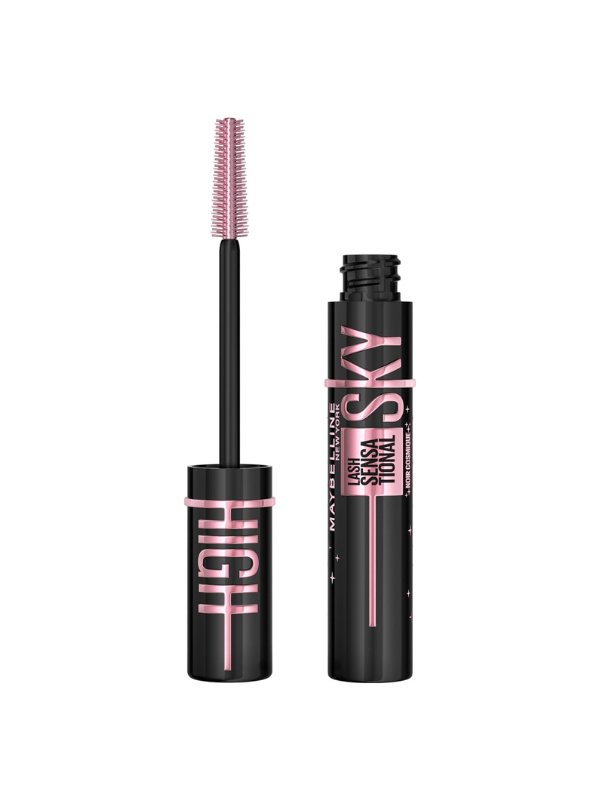 Máscara de Cílios Maybelline NY Lash Sensational Sky High Cosmic Black Lavável