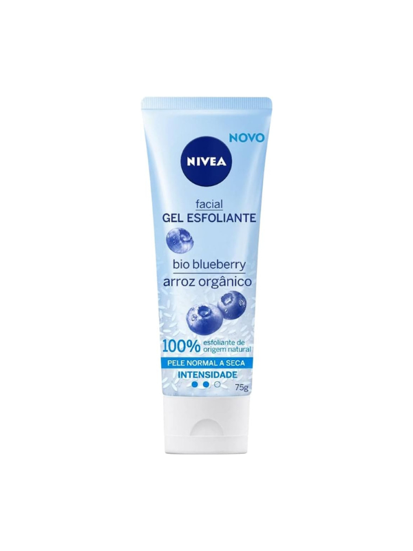 Gel Esfoliante Facial Nivea 75ml - Limpeza profunda e estimulalção da renovação celular
