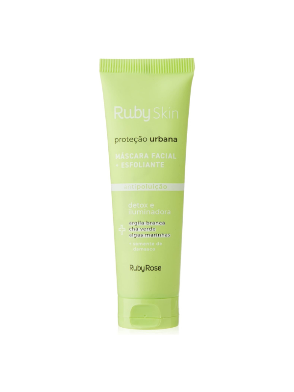 Máscara + Esfoliante Facial Proteção Urbana Ruby Rose